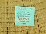 Genuine Bulova 11AERC Screw For Alarm Winding Control Wheel 731 Watch Part Nos. Fixed Price $24.99.