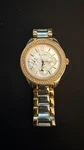 Bulova Women's 98N100 Swarovski Crystal Bezel Two-tone Stainless Steel Watch. Fixed Price $45.00.