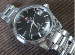 Rado Golden Horse Reissue Black Dial Automatic 25 Jewels Date Men's Watch. Fixed Price $750.00.