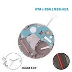 Eta/esa 928.411 Swiss Movement, Gold Date Disk 3, 3HANDS, Without Hour Wheel. Fixed Price $29.70.