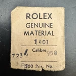 One (1) New Genuine Rolex Cal. 1401 Balance Staff Part 723 958 Bestfit Supply. Fixed Price $25.00.