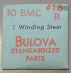 Nos New Genuine Bulova Cal. 10BMC - Winding Stem #16B Watch Part. Fixed Price $19.99.