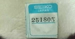 Nos Seiko 4006 Escape Wheel Movement Parts 251805. Fixed Price $101.58.