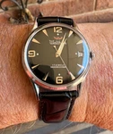 Vintage Waltham 17 Jewels Swiss Men's Wrist Watch Date Running 34.9MM. Fixed Price $349.99.