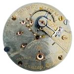 Antique 18S Hampden 23J Railroad Mechanical Pocket Watch Movement New Railway. Fixed Price $214.70.