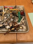 Bulk Lot Of Various Mixed Watch Parts - Mens & Womans Repair Over 4.5 Lbs. Fixed Price $49.00.