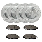 Front & Rear Drilled Brake Rotors + Pads For 2015 2016 2017-2020 Acura Tlx. Fixed Price $211.67.