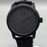 Citizen Eco-drive Mens Watch 42MM All Black Dial Band Day Date E101-S064783. Fixed Price $143.99.