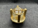 Vintage Desktop Clock With Gyroscopic Design Japan Miyota Quartz Movement. Fixed Price $57.00.