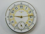 Vintage 1925 Elgin 6S Nice Ornate Dial Pocket Watch Movement - Runs. Fixed Price $55.00.