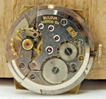 Ventage 1957 Bulova 11AC 17 Jewel Men's Wrist Watch Movement With Dial And Crown. Fixed Price $39.00.