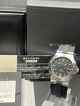 Excellent Bvlgari Diagono LCV35S Automatic Black Dial Men's Watch Box Japan. Fixed Price $785.99.