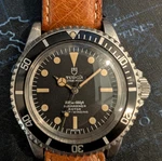 Vintage Tudor Submariner 7928 Head On Leather Band Circa 1965.. Fixed Price $8600.00.