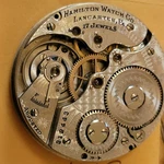 UU2: 16S Strong Running Hamilton 972 Railroad Grade Pocket Watch Movement 17J. Fixed Price $75.00.