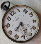 Trust Pocket Watch Open Face Steel Case Load Manual Enamel Dial. Fixed Price $100.00.