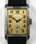 Vintage Bulova Fancy Art Deco 14KGF Case Hand Wind Mechanic 17J 9AT Watch Lot.e. Fixed Price $134.99.