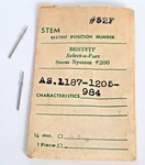 Bestfit Watch Winding System #200 52F As 1187 - 1205 Lot Of Nos SB15A. Fixed Price $12.95.