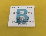 Bulova 7BCAC Genuine Factory Watch Replacement Part #16A Nos. Fixed Price $14.00.