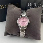 New W/box Bulova Sutton 96P249 Pink Dial Ladies Watch Women's Quartz 28MM. Fixed Price $92.31.