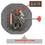 Original Miyota 2415, Hands, Japan Quartz Movement (date 3/6). Fixed Price $16.95.