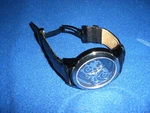 Croton Mens Skeleton Swiss Quartz Watch Tungsten Sapphire Crystal Lizard $575. Fixed Price $125.00.