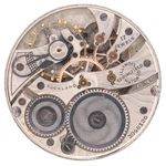 Illinois Grade 304 Model 16-SIZE 17-JEWEL Antique Pocket Watch Movement, Runs. Fixed Price $44.00.