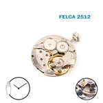 Eta 2512 Felca Swiss Watch Movement Hands-silver Color- MANUAL-17 Jewels.. Fixed Price $93.50.