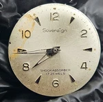 Sovereign Model 11E4B7 17J Watch Movement Parts/repair (R3). Fixed Price $16.00.