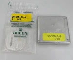 Rare All Original Oem Gold Embossed Rolex Crystal And Gasket 25-295-C-8. Fixed Price $1495.00.