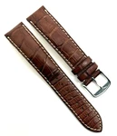 Longines 20MM X 18MM Brown Alligator Watch Strap Band Buckle Authentic Oem. Fixed Price $175.00.