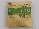 Jaeger Lecoultre Intermediate Wheel & Pinion Cal. 219 Part #203. Fixed Price $29.95.