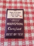 Elgin 21/0 Size. Grade 619-617. Factory 6005.NO187 Dp. Fixed Price $15.00.