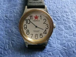 Vintage Men's Wristwatch Chaika 1601 Red Star Rare Soviet Ussr. Fixed Price $34.99.