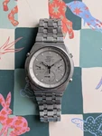 Seiko Chronograph Sports 100 Wristwatch - 7A28 7079 Running Rare Gray Ghost. Fixed Price $699.95.