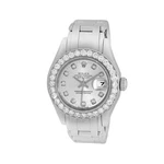 Rolex 18K White Gold 29MM Masterpiece 80299 Pearlmaster Diamonds Minty Warranty. Fixed Price $22990.00.