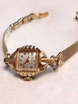 10K Bulova L6 Vintage Watch, Swiss Wind-up, Runs, Speidel Gold Filled Mesh Band. Fixed Price $125.00.