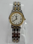 Seiko V789-0340 25MM Silver/gold Tone Quartz Date Watch W/bracelet & New Battery. Fixed Price $40.00.