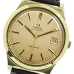 Omega Geneve 166.0168 Date CAL.1012 Gold Dial Automatic Men's Watch 950543. Fixed Price $593.30.