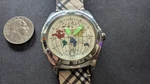 Paul Jardin Quartz World Map Dial Watch 44MM Plaid Strap Lume Unique. Fixed Price $39.99.