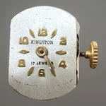 Vintage Kingston Watch Movement 17 Jewels Original Dial & Hands. Fixed Price $65.00.