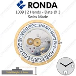 Genuine Ronda 1009 Watch Movement Swiss Made 2 Hands, Date 3. Fixed Price $83.95.