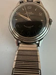 Elgin Black Face Self Winding Shockmaster Watch , Running. Fixed Price $95.00.
