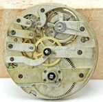 Antique Jules Mathey Locle 10S Key Wind Set Pocket Watch Movement With Dial. Fixed Price $39.00.