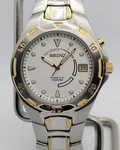 Seiko Kinetic SKA100 5M62 White Dial Two Tone Near Nos New Capacitor & Box. Fixed Price $249.99.