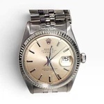 Rolex Datejust 36 Mm Steel White Gold Bezel Jubilee Watch 1600 Circa 1968. Fixed Price $5550.00.
