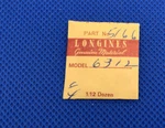 Longines 6312 PART#5166 Case Clamp Screws (3) Sealed. New Old Stock. 60-50. Fixed Price $19.20.