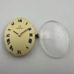 Vintage Omega Caliber 620 17-JEWEL Wristwatch Movement Oval Dial & Crystal Runs. Fixed Price $95.00.