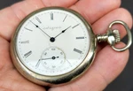 Elgin Mens Pocket Watch 210 Open Face 16S C1901 Antique Runs. Fixed Price $125.00.