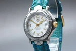 EXC+5 Tag Heuer 6000 Series Professional WH1151 38MM White Qz Men's Watch. Fixed Price $449.99.