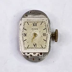 Elgin 541 Ladies Wrist Watch Movement Deco Dial 15 Jewels Crown Parts Repair. Fixed Price $9.49.